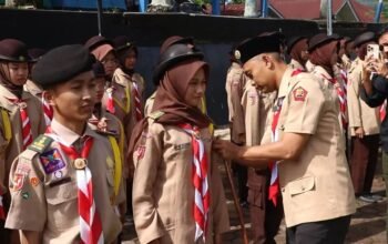 Pimpin Pelantikan Saka Bhayangkara, Kapolres Tanah Datar Tegaskan 44 Pemuda Siap Jadi Mitra Polri Jaga Kamtibmas