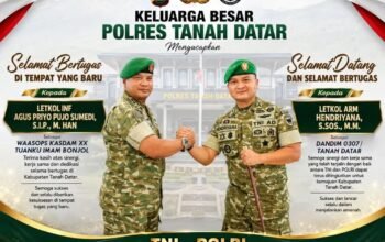 Sinergi Tanpa Batas: Kapolres Tanah Datar Lepas Letkol Pujo Sumedi dan Sambut Hangat Dandim Baru Letkol Henriyana
