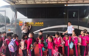 Satlantas Polres Purwakarta Tanamkan Keselamatan Berlalu Lintas Sejak Dini Lewat Program Polsanak