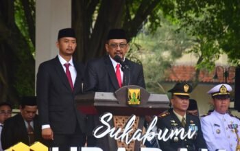 Upacara Harkitnas Ke- 118 Tingkat Kabupaten Sukabumi Tunas Bangsa Demi Kedaulatan Negara