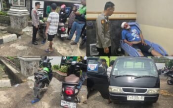Gerak Cepat Polsek Bungursari Tangani Kecelakaan Lalu Lintas di Depan SD Ciwangi