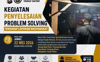 Polres Tanah Datar Respons Cepat Laporan Dugaan Pengancaman di Tanjung Barulak, Kedepankan Upaya Humanis