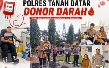 Saat Apel Pagi Mengalah Pada Nyawa: Ketulusan Polisi Tanah Datar Donor Darah Untuk Ibu Ernita