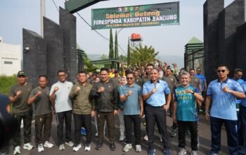 Sinergi dan Soliditas Forkopimda Diperkuat Lewat Olahraga Bersama di Kodim 0624/Kabupaten Bandung