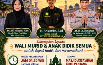 Meniti Keberkahan: Kapolres Tanah Datar dan SDN 08 Sungai Tarab Gelar Subuh Berjamaah dan Goro Bersama