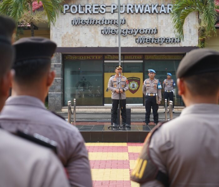 Jelang Idul Adha, Kapolres Purwakarta Tekankan Kesiapan Personel dan Kebersihan Mako