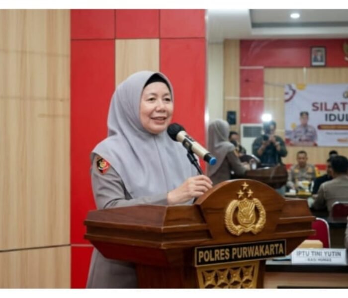 Silaturahmi Idul Adha, Polres Purwakarta Kenalkan Kasi Humas Baru ke Media