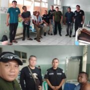 ​Wujud Kepedulian, Polres Bitung Jenguk Jurnalis Korban Panah Wayer di RSUD Manembo-Nembo