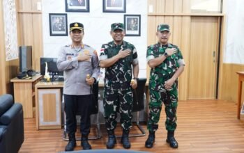 Perkuat Sinergitas, Danrem 131/Santiago Sambangi Polresta Manado