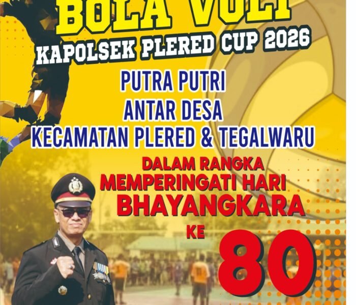 Meriahkan Hari Bhayangkara Ke-80, Polsek Plered Bakal Gelar Turnamen Bola Voli