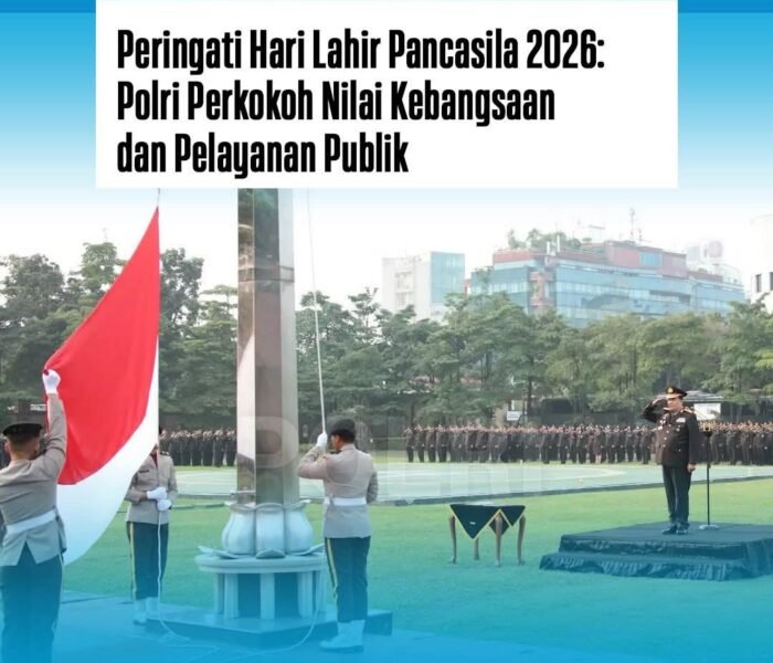 Wakabaintelkam Polri Pimpin Upacara Hari Lahir Pancasila 2026: Tegaskan Peran Indonesia Untuk Perdamaian Dunia