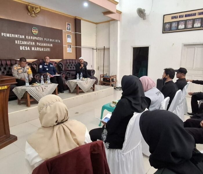 Perkuat Sinergi Harkamtibmas, Kapolsek Pasawahan Hadiri Rapat Minggon Tingkat Kecamatan