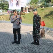Kapolres Purwakarta Pimpin Apel Pengamanan Peresmian Madrasah Aliyah Insan Cendekia Nusantara