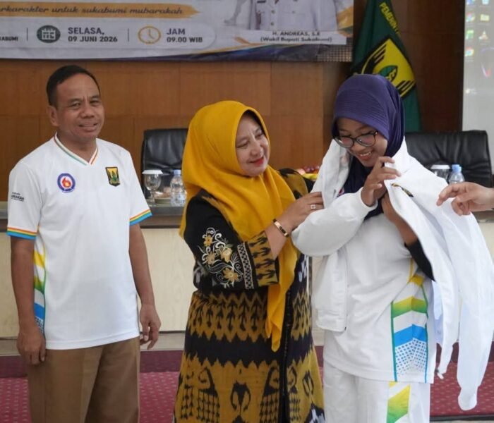 Lepas Atlet Ke Popwil Jabar Wakil Bupati Sukabumi H. Andreas S.E., Percaya Diri Fokus dan Semangat Pantang Menyerah