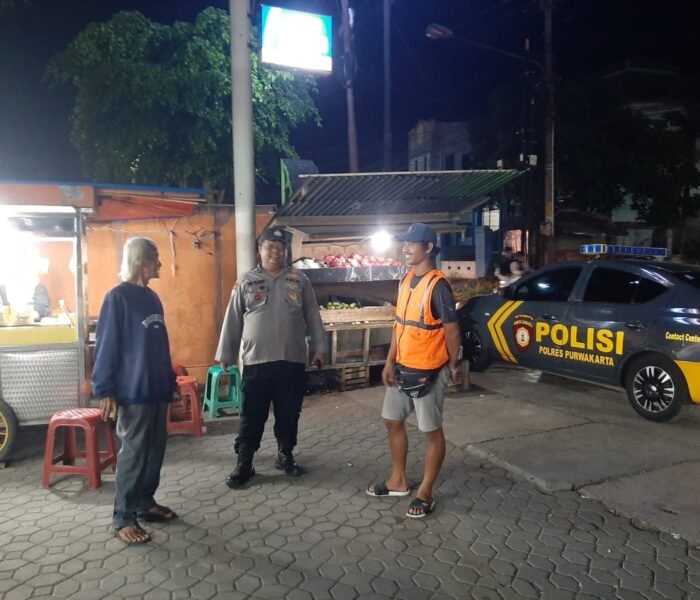 Patroli KRYD Polsek Pasawahan Sasar Titik Aktivitas Warga, Perkuat Pencegahan Kejahatan di Malam Hari