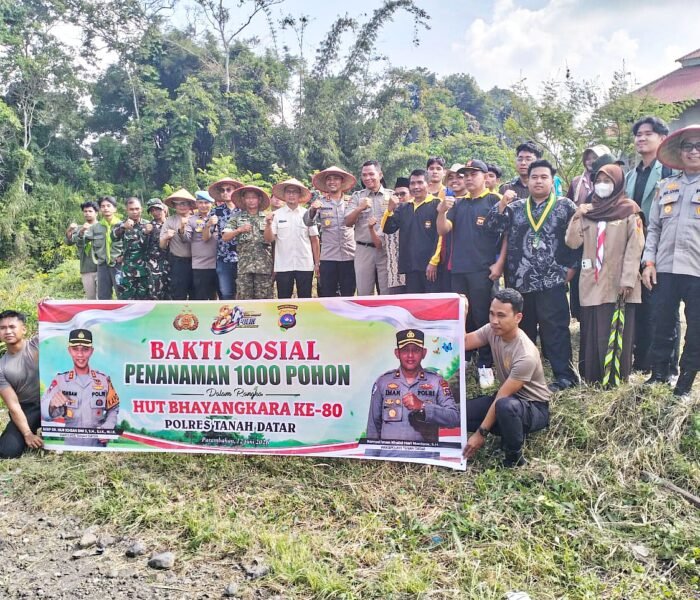 Gencarkan Inovasi Hijau, Kapolres Tanah Datar: Butuh Dukungan Semua Lapisan!