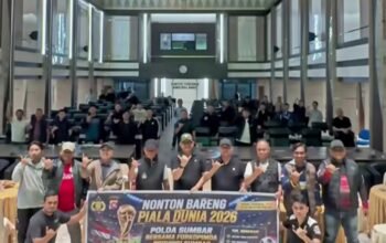 Kapolda Sumbar dan Forkopimda Nobar Piala Dunia 2026, Jaga Kamtibmas dan Dongkrak Ekonomi