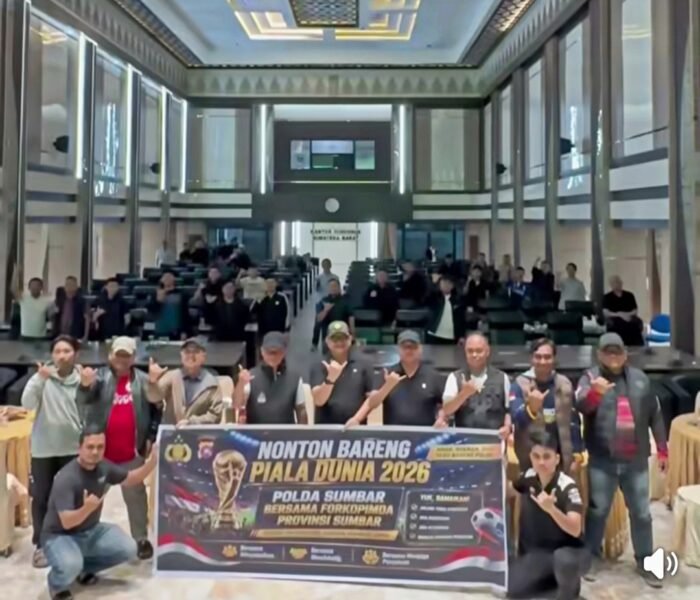 Kapolda Sumbar dan Forkopimda Nobar Piala Dunia 2026, Jaga Kamtibmas dan Dongkrak Ekonomi
