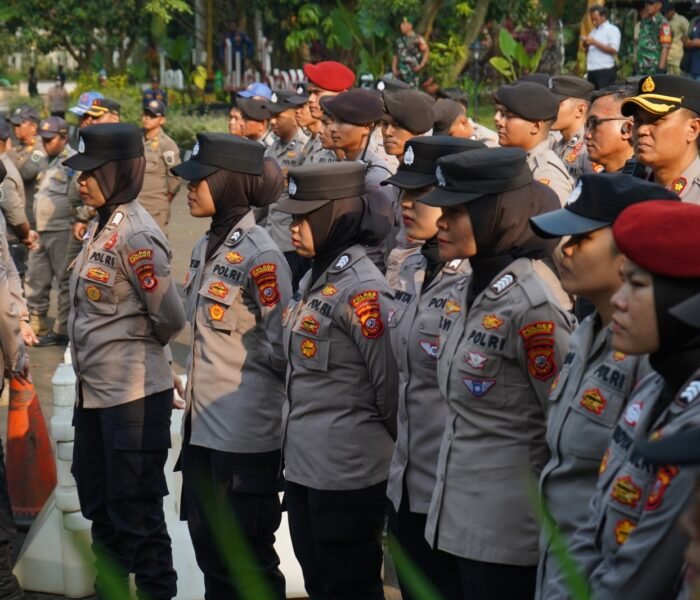 Humanis dan Berbasis HAM, Polres Purwakarta Kawal Aksi Mahasiswa Agar Berlangsung Aman dan Tertib