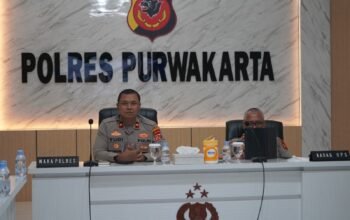 Perkuat Profesionalisme di Era Digital, Polres Purwakarta Ikuti Sosialisasi Kebaruan Undang-Undang Polri yang Dipimpin Langsung Kapolri