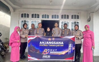 Sambut Hari Bhayangkara, Polres Tanah Datar Rangkul Purnawirawan Dengan Anjangsana
