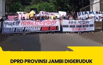 Ribuan Warga Jambi Geruduk DPRD, Desak Program MBG Tetap Berlanjut