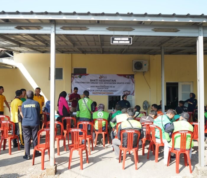 Sambut Hari Bhayangkara ke-80, Polres Purwakarta Gelar Bhakti Kesehatan Gratis Untuk Personel, Keluarga dan Pengemudi Ojol