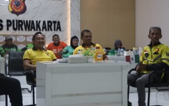 Nobar Piala Dunia Bersama Komunitas Ojol, Polres Purwakarta Perkuat Silaturahmi dan Bangun Kesadaran Kamtibmas