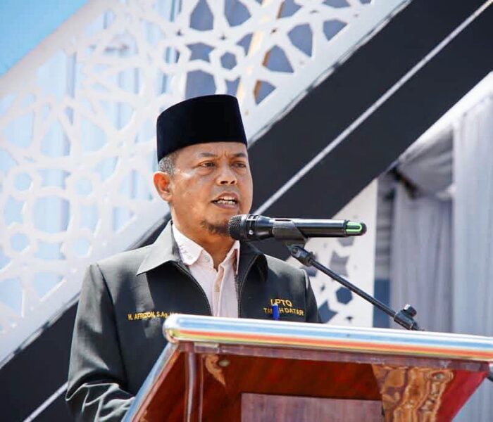 H. Afrizon Bangga e-MTQ Perdana Tanah Datar Sukses
