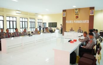 Perkuat Pengamanan Objek Vital, Polres Purwakarta Ikuti Supervisi Dit Pam Obvit Polda Jabar