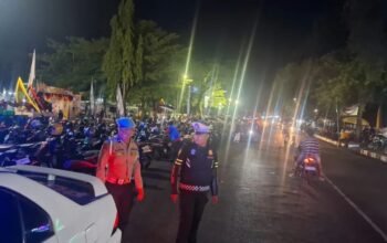 Polres Tanah Datar Patroli Malam, Pastikan Batusangkar Aman