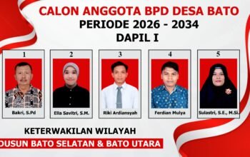 Warga Desa Bato Antusias Ikuti Pemilihan Calon Pengurus BPD