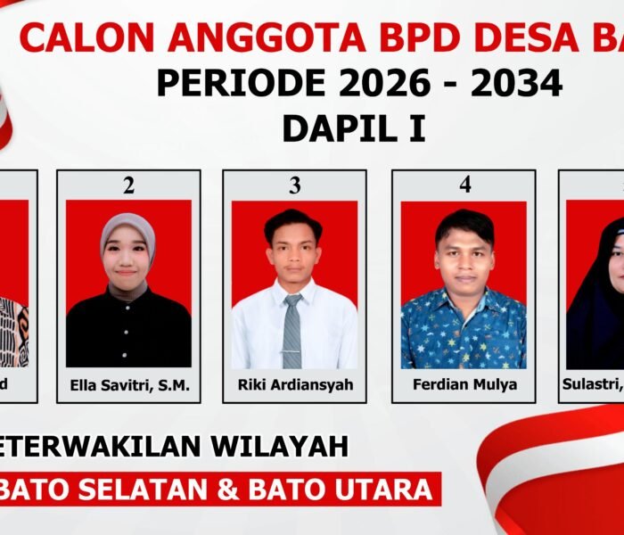 Warga Desa Bato Antusias Ikuti Pemilihan Calon Pengurus BPD