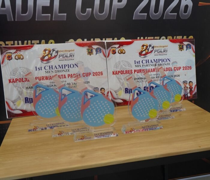 Sportivitas Jadi Juara, Kapolres Purwakarta Padel Cup 2026 Sukses Lahirkan Atlet Terbaik