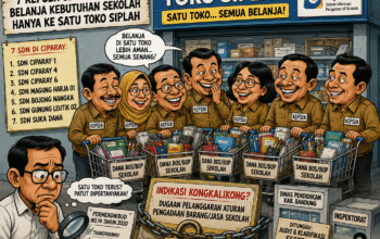 Diduga Kongkalikong, 7 Kepsek SDN di Ciparay Belanja Kebutuhan Sekolah Hanya ke Satu Toko Siplah