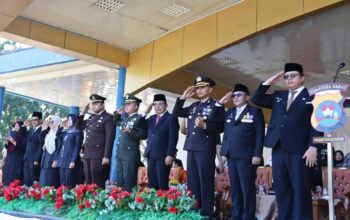 Ketua DPRD Tanah Datar, Anton Yondra Hadiri Upacara Hari Bhayangkara Ke-80