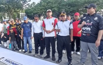 “Aksi Gelar Tanda Tangan, Polres Tanah Datar Berkomitmen Kuat Berantas Pekat dan LGBT”