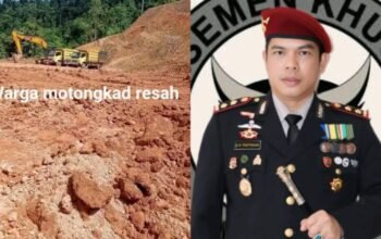 ​Ancam Kelestarian Lingkungan, Lokasi Tambang Emas Ilegal di Atoga Resmi Ditutup Polres Boltim