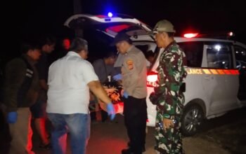 Polres Purwakarta Lakukan Olah TKP Penemuan Seorang Pria Meninggal Dunia di Darangdan