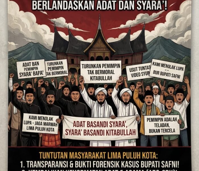 Lima Puluh Kota Berteriak: Menolak Lupa, Tuntut Pemimpin Berintegritas Berlandaskan Adat dan Syara’!