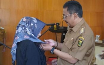 Hj. Rina Rosmaniar Japar Pimpin LKKS Kab Sukabumi Priode 2026 ~ 2029