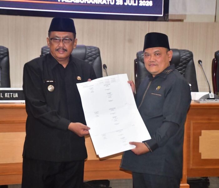 Paripurna DPRD Pertanggung Jawaban Pelaksanaan APBD Tahun 2025 Siap di Tetapkan Menjadi Perda