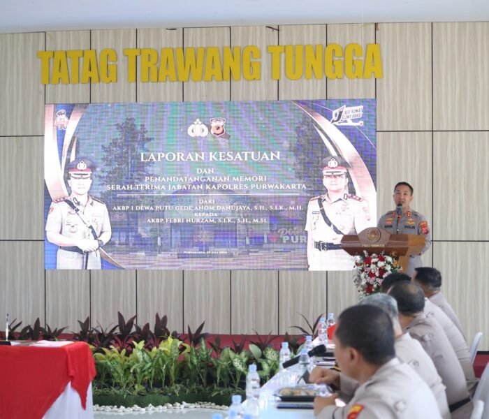 Sertijab Kapolres Purwakarta Berlangsung Khidmat