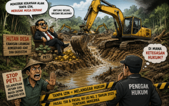 PETI Diduga Kian Berani Beroperasi di Dekat Hutan Desa, Ke Mana Ketegasan Aparat Penegak Hukum?