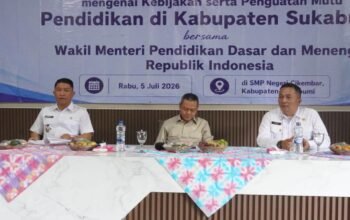 Wakil Bupati Sukabumi H. Andreas S.E., Dampingi Wamendikdasmen RI Bahas Kebijakan, Penguatan Mutu Pendidikan di Sukabumi