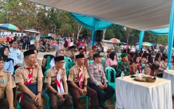 Semangat Pramuka, Polsek Cibatu Hadiri Pembukaan Jambore Ranting Tingkat Kecamatan