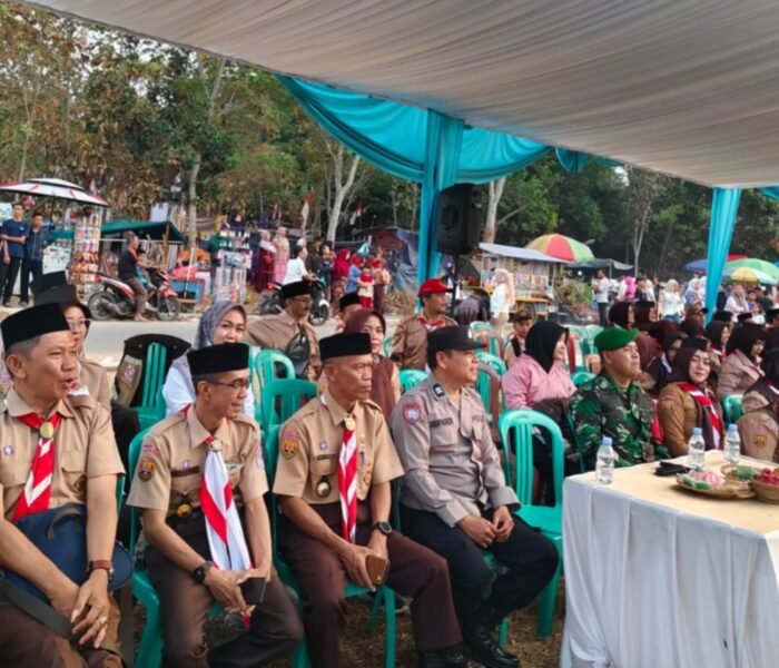 Semangat Pramuka, Polsek Cibatu Hadiri Pembukaan Jambore Ranting Tingkat Kecamatan