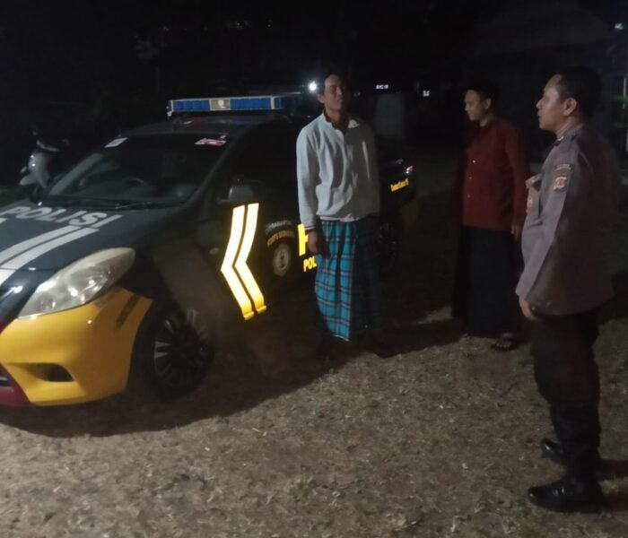 Blue Light Patrol Dini Hari, Polsek Pasawahan Sasar Jalan Pedesaan Cegah Gangguan Kamtibmas