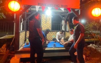 Kring Serse Dini Hari, Polisi Sambangi Warga yang Ronda di Sekitar Stadion Purnawarman