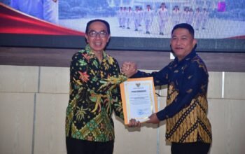 Apresiasi Anggota Paskibraka Wakil Bupati Sukabumi H. Andreas S.E., Menjalankan Tugas Dengan Disiplin Bertanggung Jawab